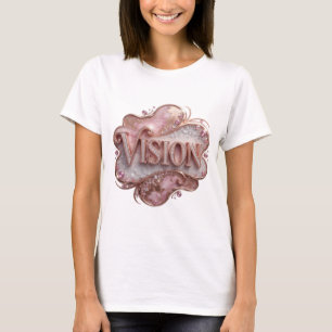 Snappy Gold VISION 3D Textkunst T-Shirt
