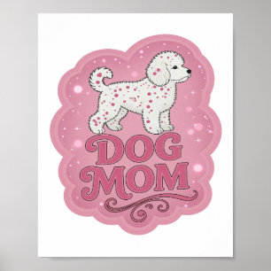 Snappy Pink HUNDEMUTTER Statement Design Poster