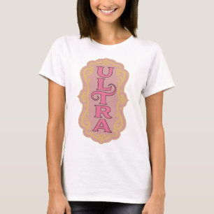 Snappy Pink ULTRA Künstlerisches Motiv T-Shirt