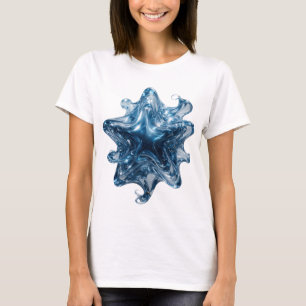 Snappy Silver WATER STAR Custom Design T-Shirt