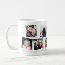 Snapshot Collage Grandparents Photo Christmas Gift Kaffeetasse