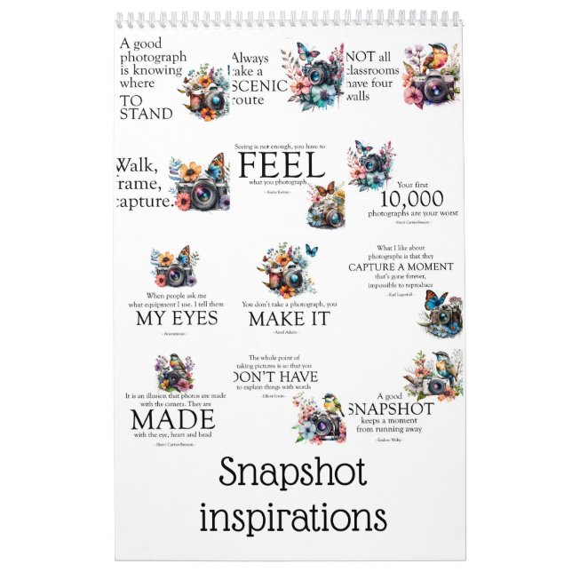 Snapshot-Inspirationen Kalender (Titelbild)