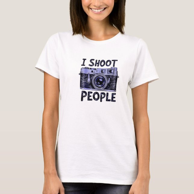 SnapTee - Die Wahl des Kameraenthusiasten T-Shirt (Vorderseite)