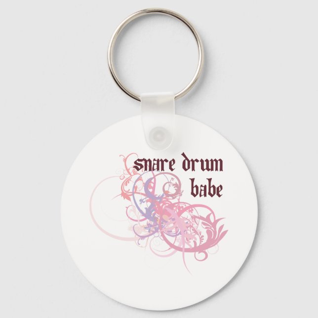 Snare Drum Babe Schlüsselanhänger (Vorderseite)