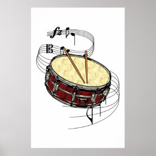 Snare Drum Poster