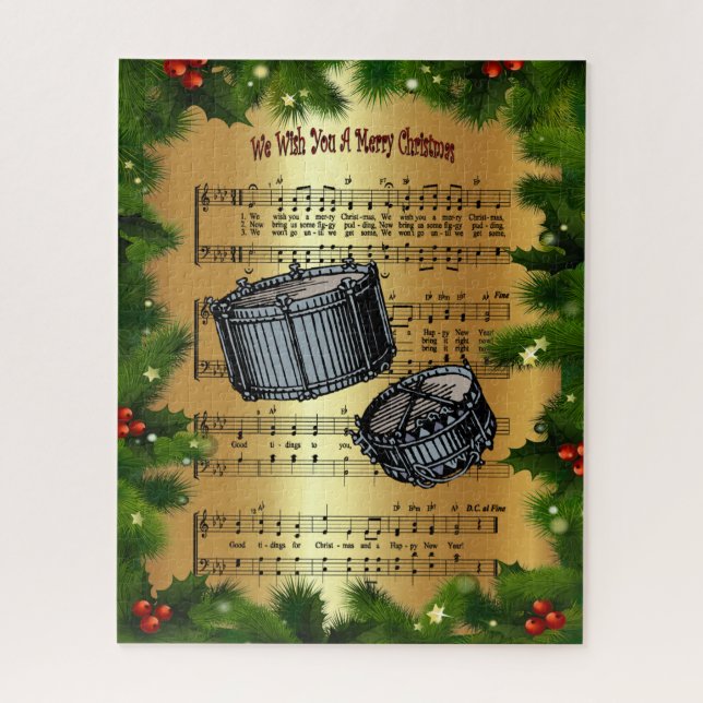 Snare Drums ~ "We want you A Frohe Christmas" ~ (Vertikal)