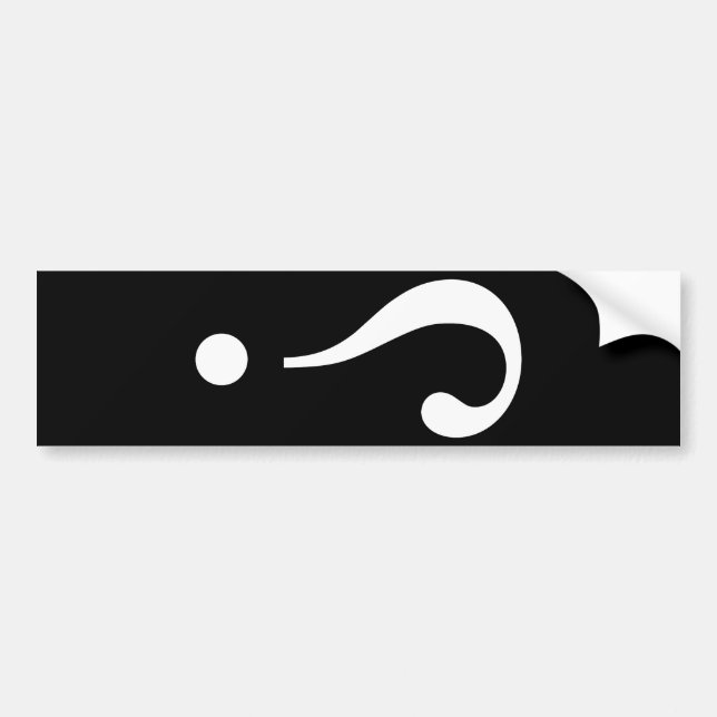 sNARK mARK {ironicon} Autoaufkleber (Vorne)