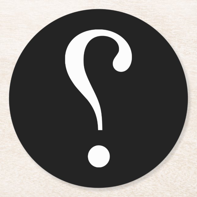 sNARK mARK {ironicon} Runder Pappuntersetzer (Vorderseite)