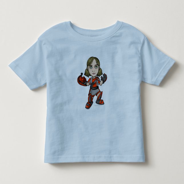 Snarkie Virtupets Raumstations-Personal-Spieler Kleinkind T-shirt (Vorderseite)