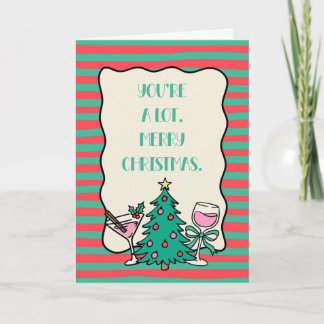 Snarkige sarkastische Weihnachtskarte Feiertagskarte