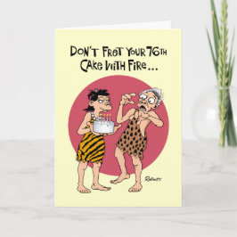 Snarky 76. Geburtstag Karte