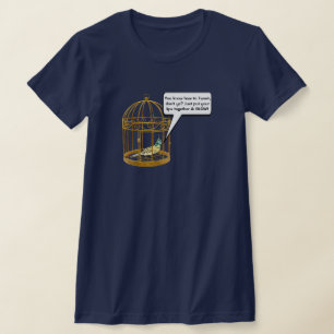 Snarky Bird Talk Personalisiert T-Shirt