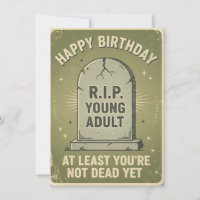 Snarky Birthday Card für eine ältere Person