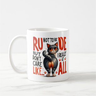 Snarky Cat - schade, wie es bei Tri-Ble egal ist Kaffeetasse