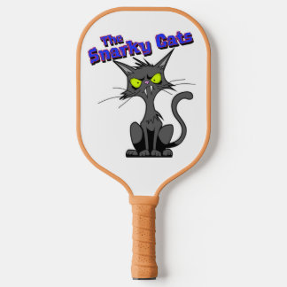Snarky Cats Pickleball Baddies Schläger