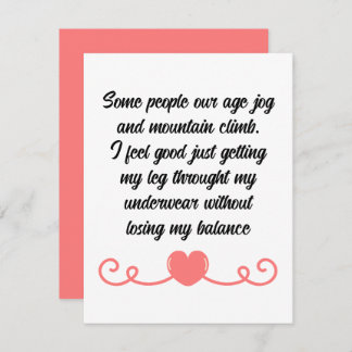 Snarky Funny Getting Older Birthday Card Feiertagskarte