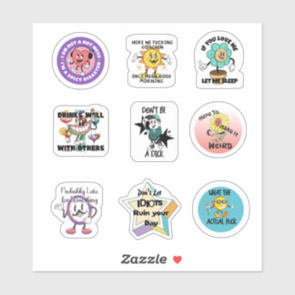 Snarky Funny Vinyl Stickers Aufkleber