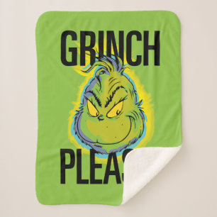 Snarky Grinch   Funny Grinch Bitte Sherpadecke