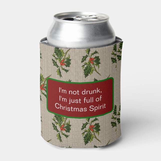 Snarky Holiday Holly Berry Dosenkühler (Kanne Vorderseite)