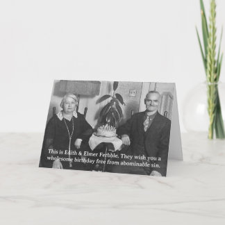Snarky Photo Birthday Card Karte