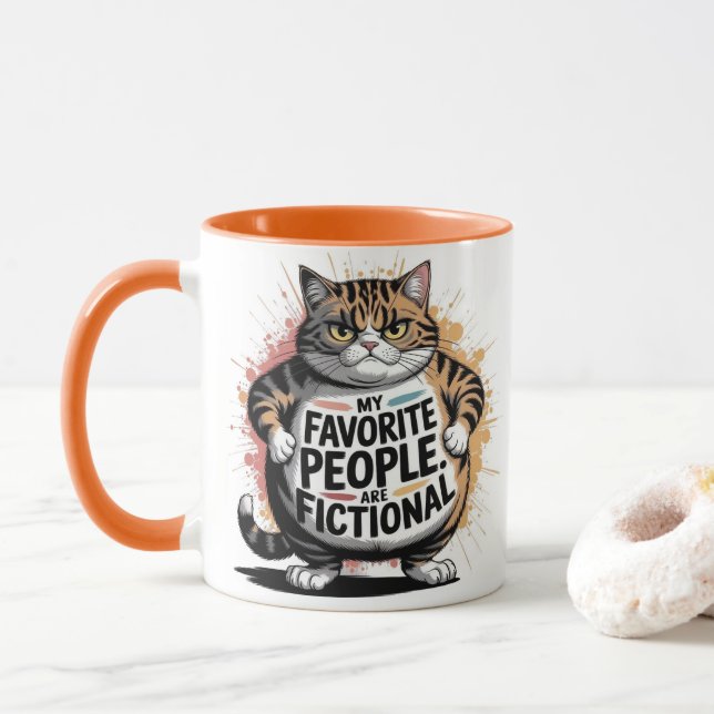 Snarky Spaß 11 oz Kaffee Tasse (Mit Donut)