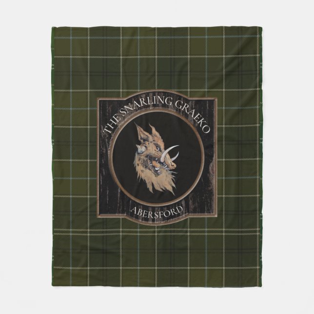 Snarling Graeko Fleece Blanket (Vorderseite)