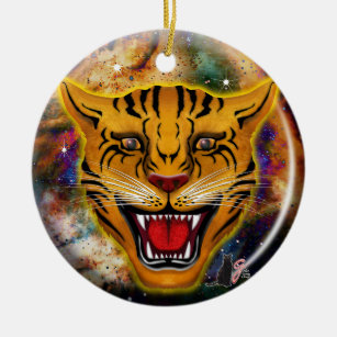 Snarling Tiger Nebula Ornament