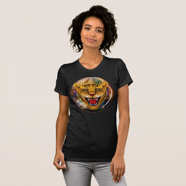 Snarling Tiger Nebula T - Shirt (Vorne ganz)