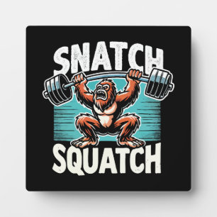 Snatch Squatch - Funny Weightlift Fotoplatte