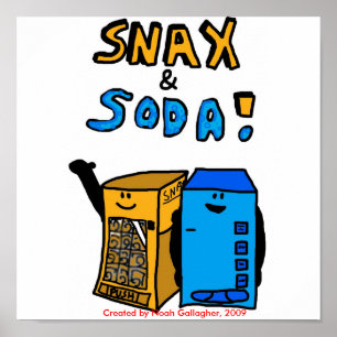 Snax und Soda Poster