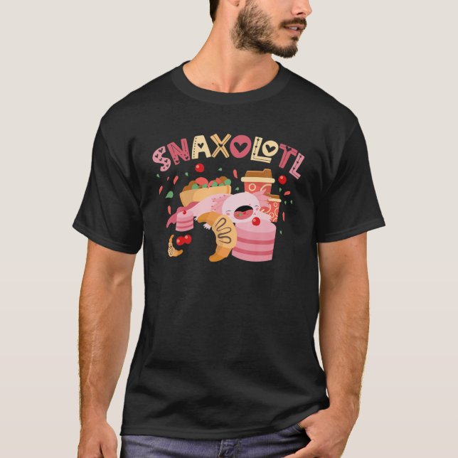 Snaxolotl - Aquarium Kirche von Lugano T-Shirt (Vorderseite)