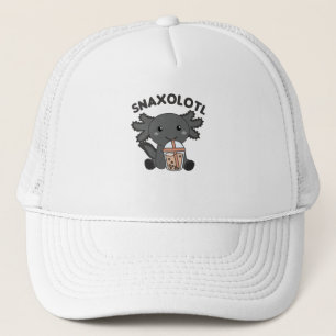 Snaxolotl Axolotl Bubble Tee Liebhaber von süßen T Truckerkappe