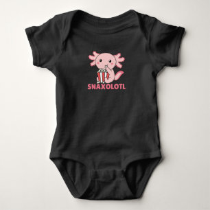 Snaxolotl Axolotl Lovers Sweet Animals Popcorn Baby Strampler