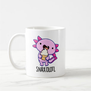 Snaxolotl Funny Axolotl Pun Kaffeetasse
