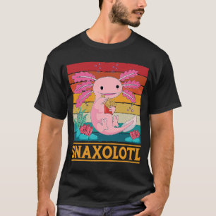Snaxolotl Niedlich Axolotl French Fries Food Anima T-Shirt