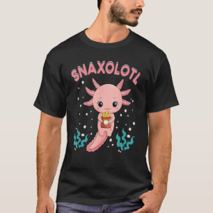 Snaxolotl Niedlich Axolotl French Fries Food Lover T-Shirt