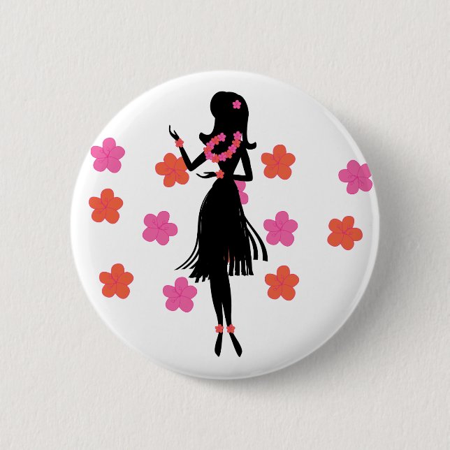 Snazzy Hula Dancer Button (Vorderseite)
