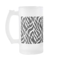 Snazzy Schwarzweiss-Zebra-Streifen-Druck