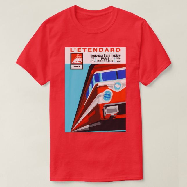 SNCF Bordeaux 1968 T-Shirt (Design vorne)