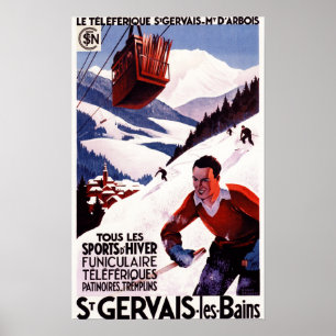 SNCF-Plakat für Eisenbahnkabel Poster