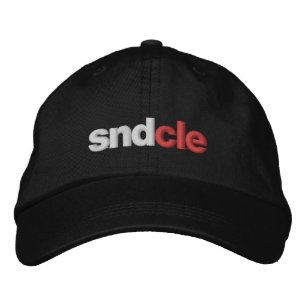 SND Chat hat hat schwarz Bestickte Baseballkappe