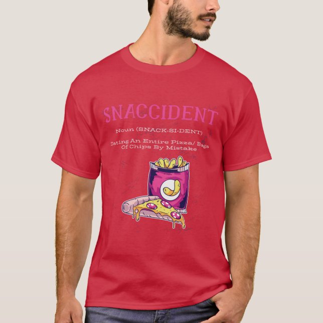 Sndisaster FUNNY Feinschmecker Pizza Fries Chips m T-Shirt (Vorderseite)
