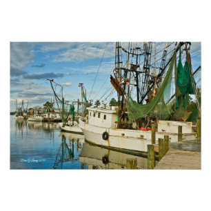 Sneads Ferry Shrimpers Poster