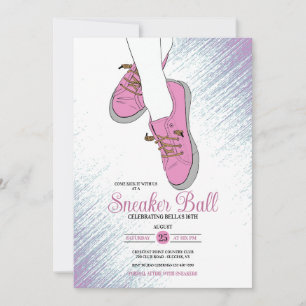 Sneaker Ball Geburtstagsparty Einladung
