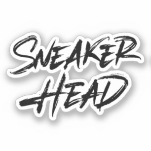 Sneaker Head Aufkleber