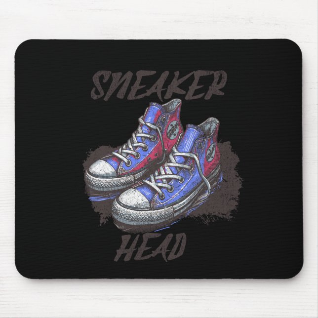 Sneaker head mousepad (Vorne)