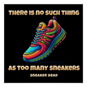 Sneaker Head Poster