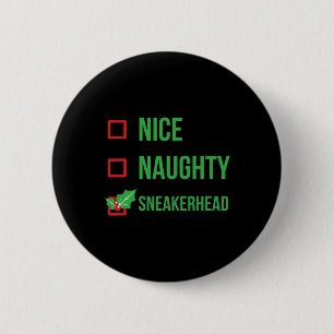 Sneakerhead Funny Pajama Weihnachten 1 Button