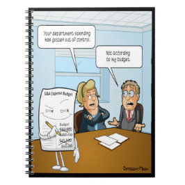 Sneaky Budget Funny Notebook Notizblock