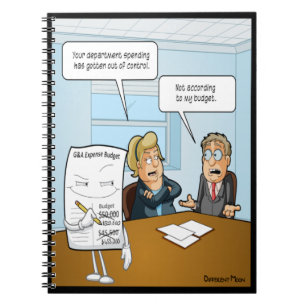 Sneaky Budget Funny Notebook Notizblock